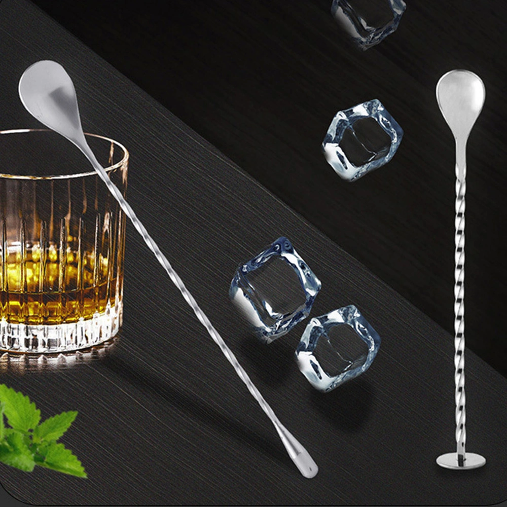 Stainless Steel Bar Tools Mixing Barware Drink Cocktail Bar Spoon